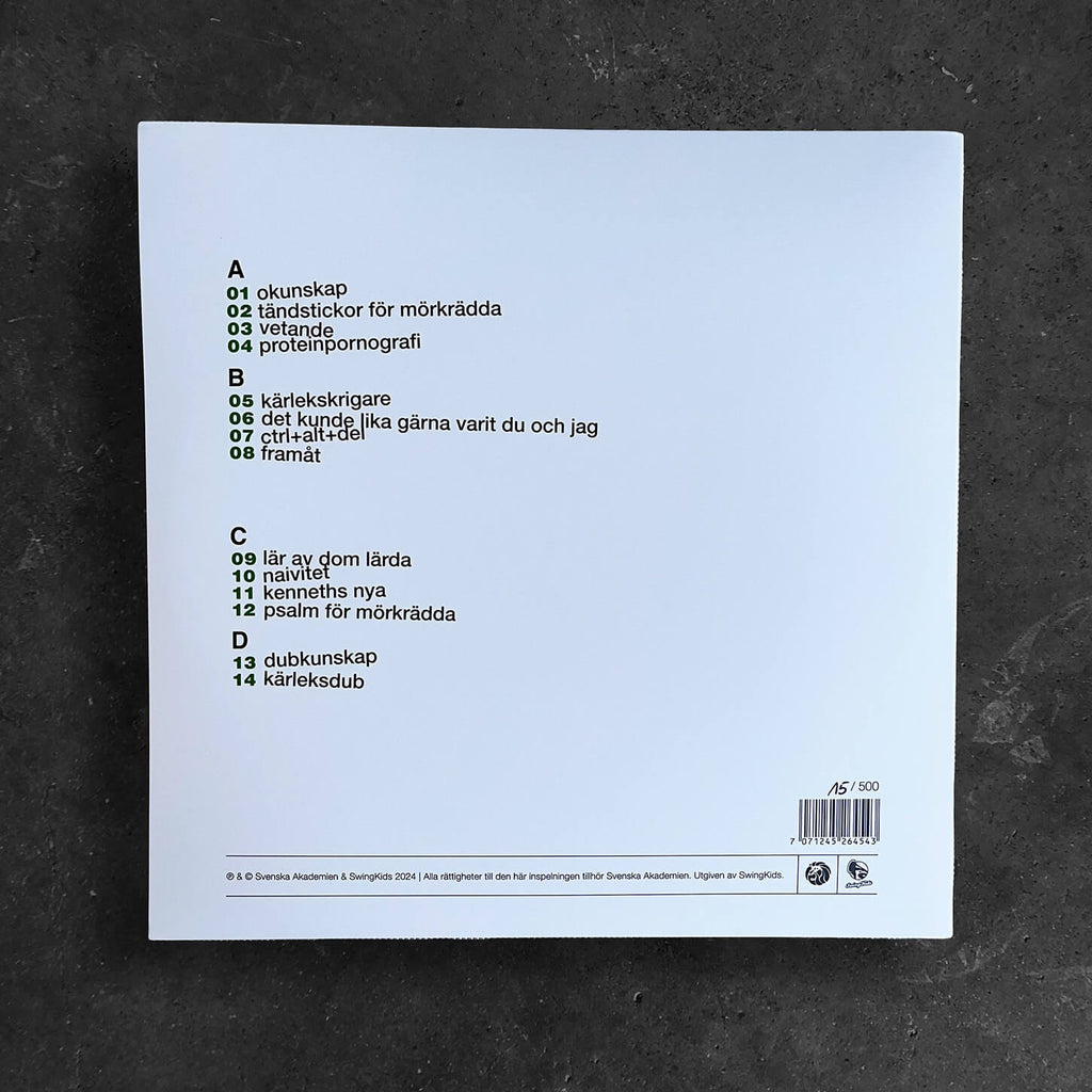 LP Dubbel - Svenska Akademien - Tändstickor för mörkrädda