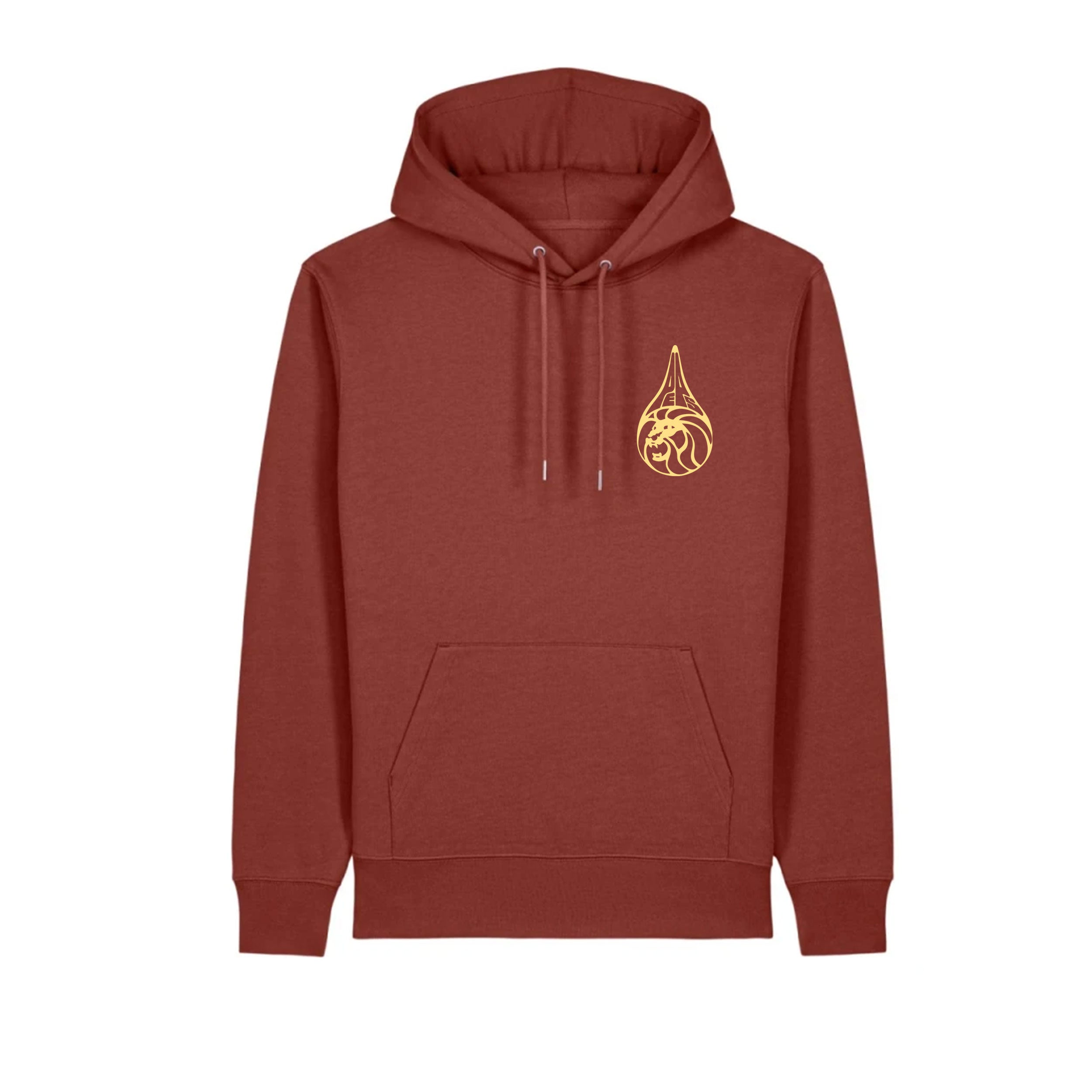Hoodie - Röd